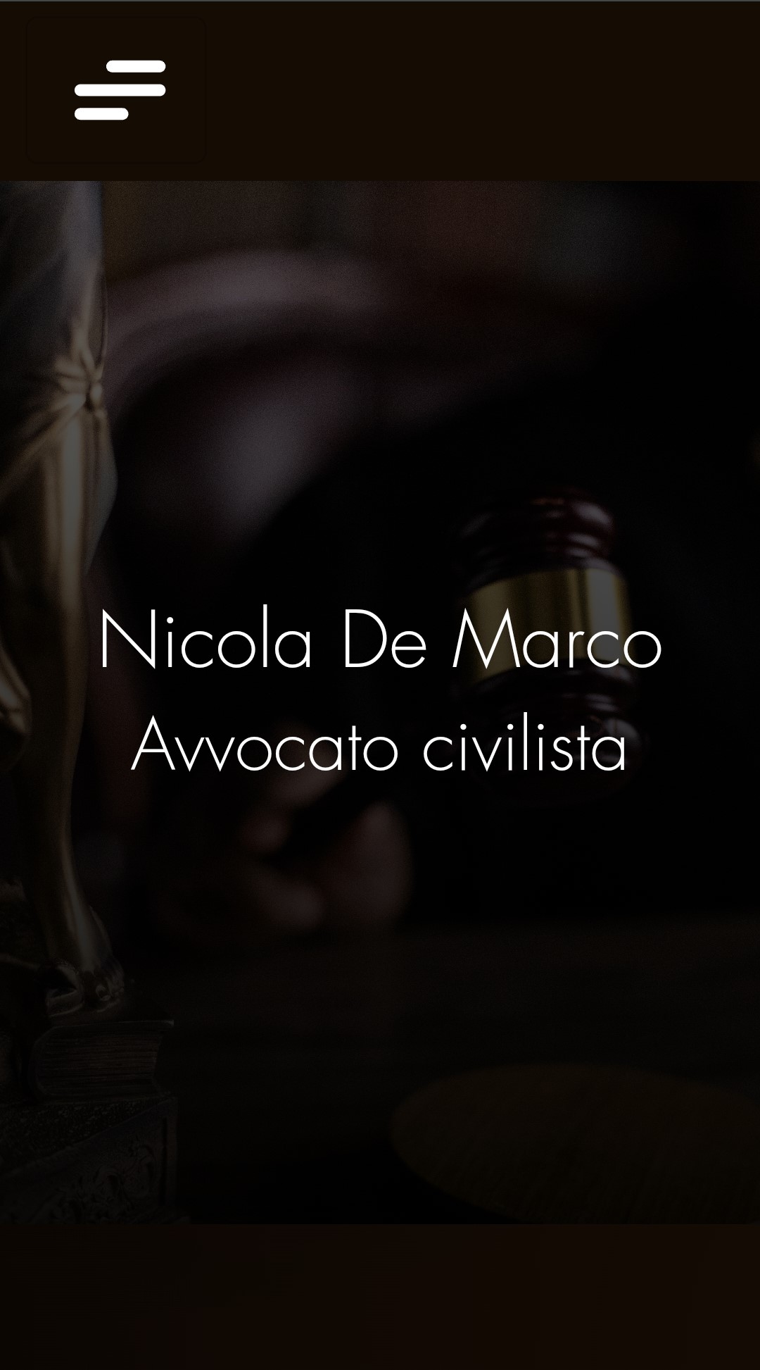Image of Lawyer Nicola DeMarco's website