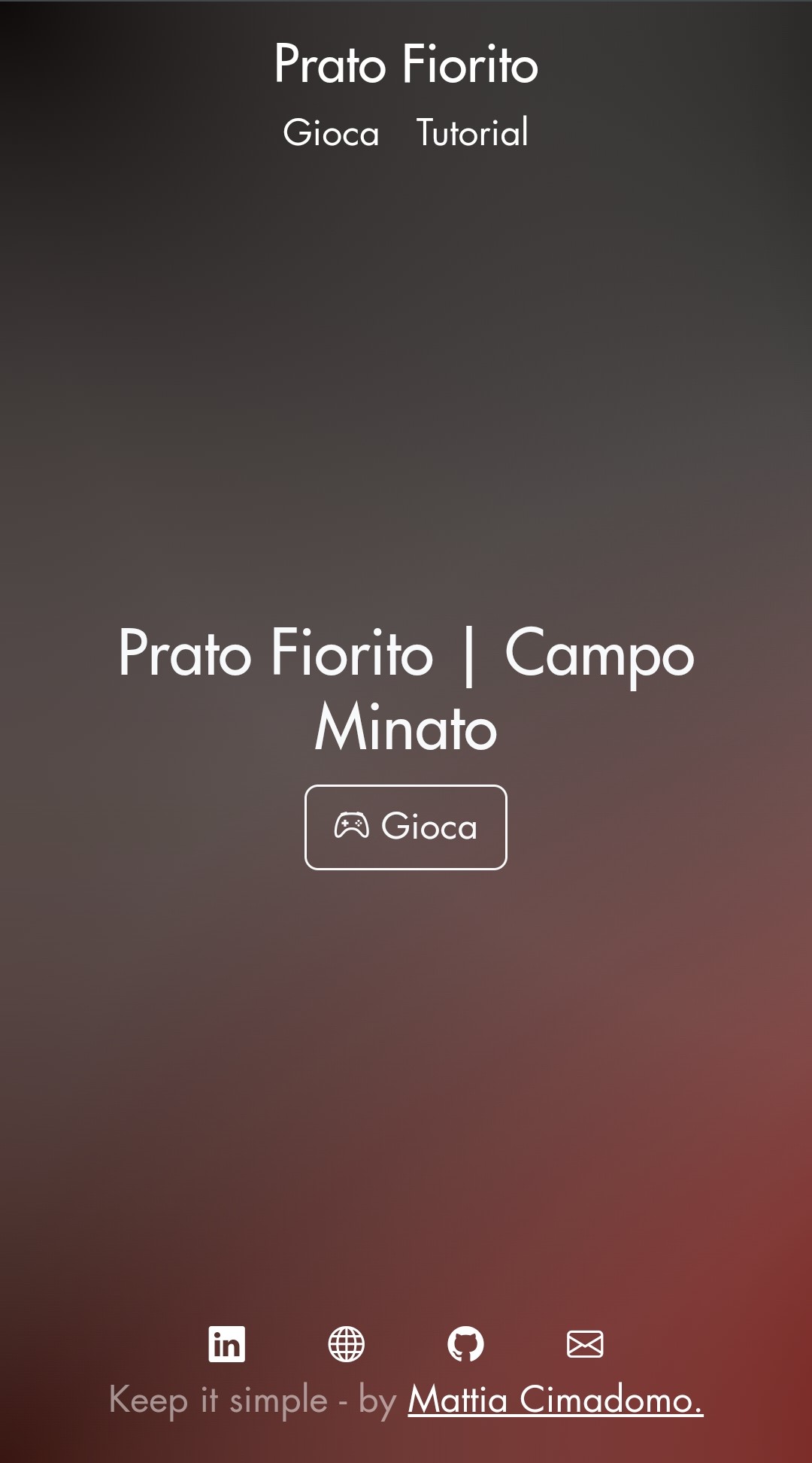 Imgae of Prato Fiorito's website